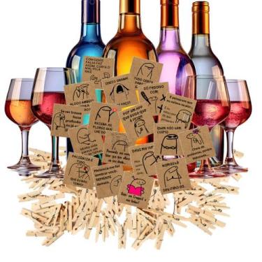 Imagem de 50 Tag Craft Drinks Flork Frases Divertidas Com Pregador - Nicolados, 