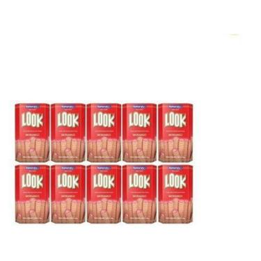 Imagem de Kit C/10 Wafer Look 55g Morango