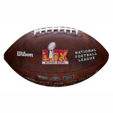 Imagem de Bola Futebol Americano Wilson NFL Super Bowl LIX Throwback