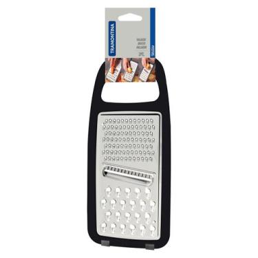 Imagem de Ralador Inox Utilitá Multiuso Tramontina, Preto