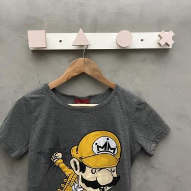 Imagem de 1 Cabideiro parede decoração Gamer jogo geek quarto 1CGam - Souvenir D