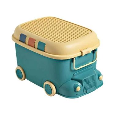 Imagem de Caixa Organizadora de Brinquedos de Trem para Crianças - Pequena, Dive