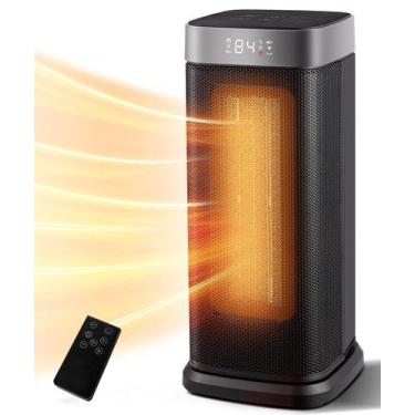 Imagem de Aquecedor de ambiente Sunnote 1500W de cerâmica elétrica oscilante de 