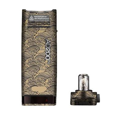 Imagem de Adesivo protetor de vinil com película antirarranhões para câmera Godox AD200 Pro Acessórios de fotografia AD200Pro (ouro onda)