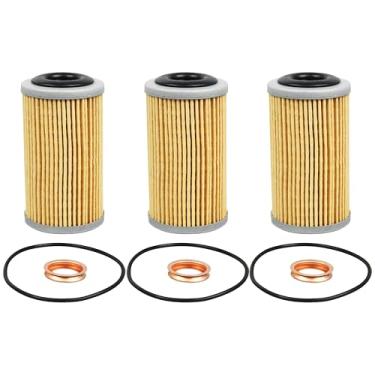Imagem de 3 peças 31726-28X0A filtro de óleo compatível com Nissan Altima Maxima Murano Sentra Versa 2013-2019 conjunto de filtro de óleo Trans com junta e arruela de plugue de drenagem substitui 31726-3JX0A