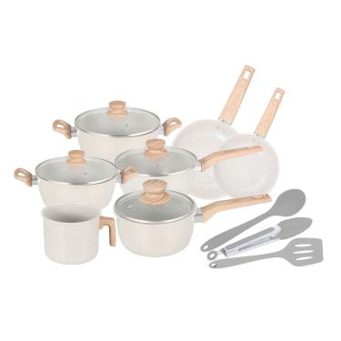 Imagem de Jogo De Panelas Neuhaus 10 Pçs Indução Cerâmica Antiaderente