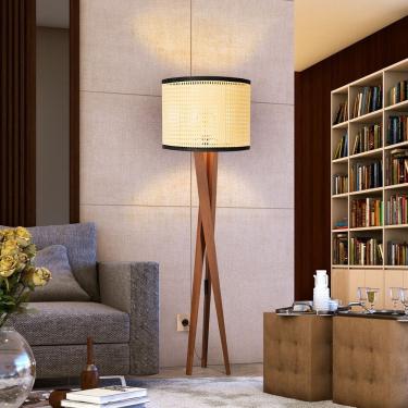 Imagem de Luminária Abajur Paris Cúpula Indiana Detalhada Sala Luxo Bivolt