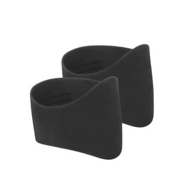 Imagem de XUZHID Manga de fixação, 2 peças de capas de renda de chuteira de futebol faixas de silicone cadarços de silicone acessórios esportivos para futebol