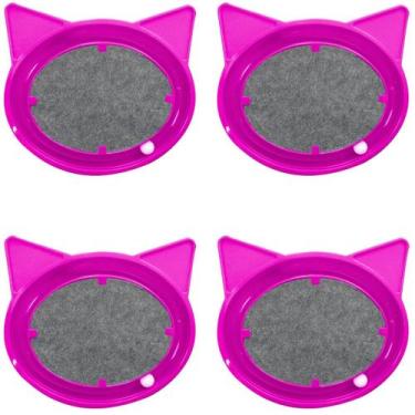 Imagem de 4 Arranhador Gato Super Cat Relax Pop Furacão Pet - Rosa