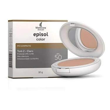 Imagem de Protetor Solar Pó Compacto Episol FPS 50 Tom 2 Claro 10g - Episol Colo