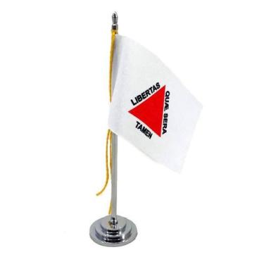 Imagem de Mini Bandeira Mesa Minas Gerais Mastro 15 Cm Poliéster - Sp Bandeiras