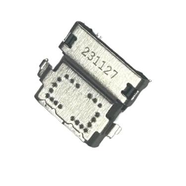 Imagem de zhxchzhi Conector de porta de carregamento DC tipo C OEM compatível com Dell XPS 13 9300 9310 P117G001 peças 2 peças