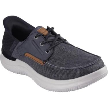 Imagem de Skechers Sapato náutico masculino, Preto, 46