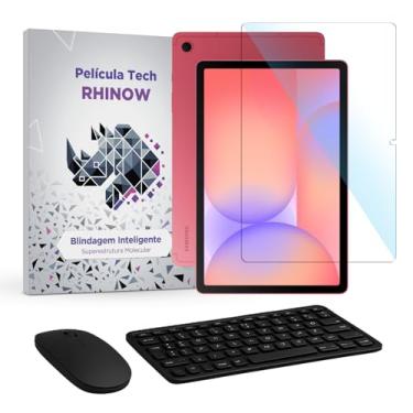 Imagem de Kit Película de vidro para Samsung Galaxy Tab S10 Lite 10,9" + Teclado e Mouse Bluetooth Preto (Rhinow)