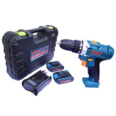 Imagem de Furadeira/Parafusadeira Bateria Lithium 21V - Acompanha 2 Baterias + Maleta