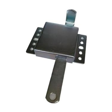 Imagem de XLWLLNJ Trava lateral para porta de garagem, trava interna, acessórios manuais, deslizante de segurança de ferro galvanizado de alta resistência e alto, Industrial