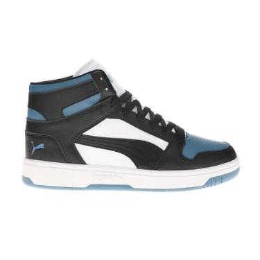 Imagem de PUMA Tênis masculino Rebound Layup Rcl High Casual - Preto, Azul, Preto, 41