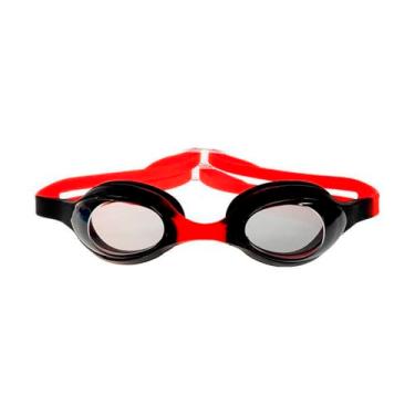 Imagem de Óculos Natação Infantil Profissional Anti-embaçante Silicone - Vermelho