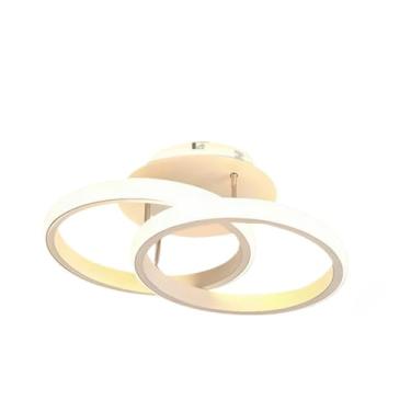 Imagem de Lustre De Teto Led Moderno Em 3 Cores Para Corredor, Sala De Estar, Quarto, Cozinha (127V/220V)(C/Branco(127V-220V))