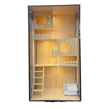 Imagem de Gaiola para gatos Gaiola gato villa casa gaiola interno luxury grande lojas de