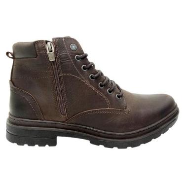 Imagem de Coturno Bota Masculino Freeway Django Crazy Horse Rústico Em Couro 193