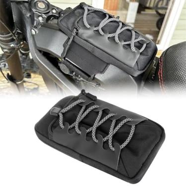 Imagem de PSLER Bolsa de armazenamento de capa de bateria para bicicleta suja, bolsa para quadro de bicicleta suja para Surron Light Bee X S Segway X160 X260 Eride Pro SS (preto)