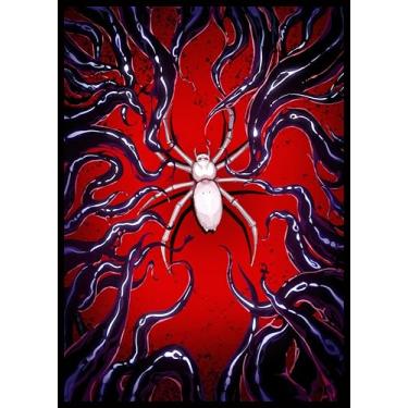 Imagem de FUNinEDH MTG Card Sleeves - Spider - 100 CT EDH Commander Sleeves for Magic The Gathering