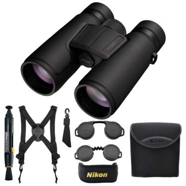 Imagem de Binóculos 12x42 para Adultos com 3 Acessórios, Nikon Monarch M5, Preto