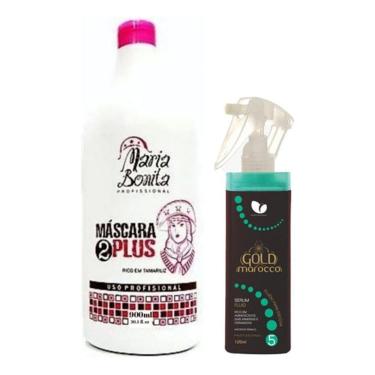 Imagem de Kit Escova Redutor De Volume Selagem Profissional Máscara