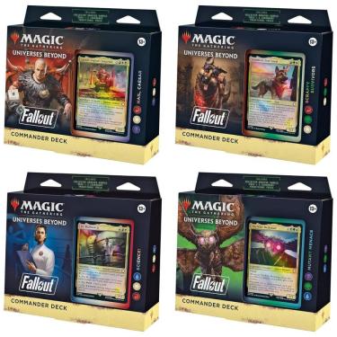 Imagem de Magic: The Gathering Fallout Pacote de Decks de Comandante - Inclui todos os 4 Decks Hail Caesar, Scrappy Survivors, Science! e Mutant