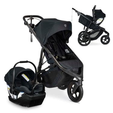 Imagem de Carrinho de Bebê Travel System com Suspensão Dupla Independente para Maior Conforto, Do...