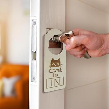 Imagem de ONNIBE Placa de porta 10 cm (BB54-madeira)