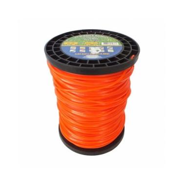 Imagem de Fio De Nylon Rolo 2kg 226 Metros Quadrado 3mm Laranja Spin - Spinner