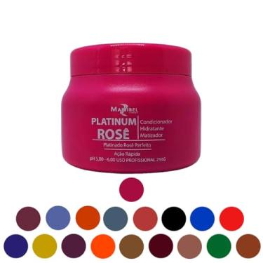 Imagem de Mascara Matizadora Mairibél Profissional 250g Escolha Cor (Platinum Rose)