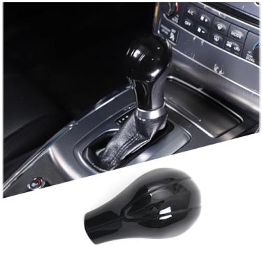 Imagem de Aotumcer Capa de cabeça do botão de mudança de marchas compatível com Infiniti G25 G35 G37 2013-2016 Infiniti QX70 2013-2016 Infiniti QX50 2013-2017 Infiniti QX80 2011-2013 Infiniti QX56 (Preto