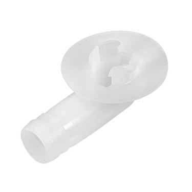 Imagem de Conector de mangueira de drenagem CA Encaixe de cotovelo para unidades mini-divididas e unidade de ar condicionado de janela de 18 mm