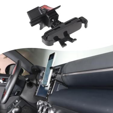 Imagem de Suporte de telefone automotivo ajustável para Subaru BRZ/Toyota 86, gancho invertido horizontal vertical para saída de ar condicionado, base de navegação com suporte autoadesivo, antivibração e