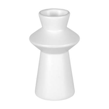 Imagem de Kuntesetty Vaso de Flores, Decoração de Mesa, Recipiente para Flores, Arranjo de Flores Secas para Mesa de Centro, branco