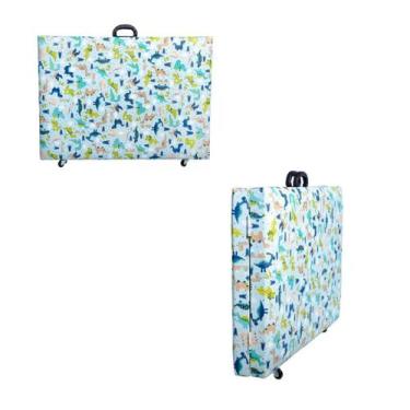 Imagem de Maca dobrável portátil  Premium  Estética/Hospitalar/Massagem/Cílios/T