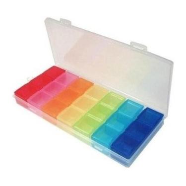 Imagem de Organizador de Remédio Estojo Jóias Com 7 Caixinha Original Japão - Ya