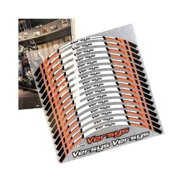 Imagem de Adesivos Para Roda De Motocicleta Kawasaki Versys 650 1000 De 17 Poleg