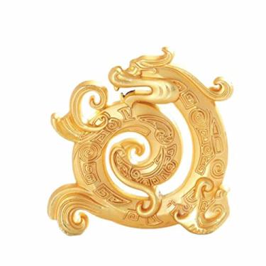 Imagem de Suporte de incenso doméstico interior linha dragão incensário queimador de sândalo casa (cor: dourado tamanho: 3,8 cm)