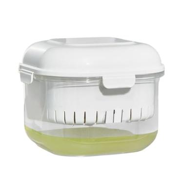 Imagem de Filtro de iogurte | com tampa reutilizável filtragem de pressão malha fina | Máquina de filtro de iogurte espesso caseiro para cozinha - para sopa de leite de soja, frutas silvestres, café e chá