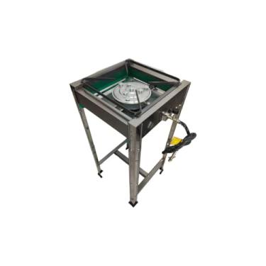 Imagem de Fogão Fogareiro 1 Boca Inox Industrial Alta Pressão