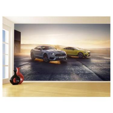 Imagem de Papel De Parede 3D Carro Ford Mustang Muscle Car 3,5M Car85 - Você Dec