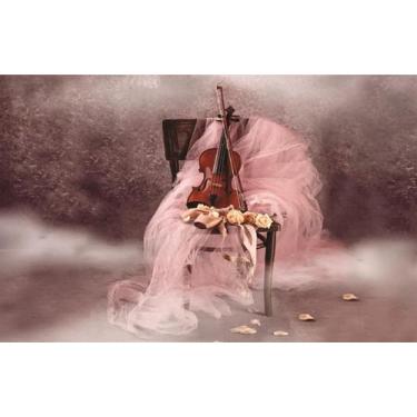 Imagem de Fundo Fotográfico Em Tecido Violino Bailarina 2,60X1,50 - Mix estilos