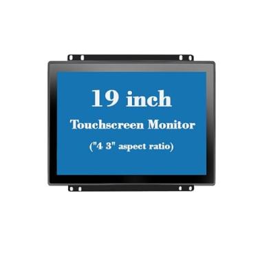 Imagem de Monitor capacitivo de tela táctil de quadro aberto de 19 polegadas, 1280x1024, VESA + montagem do painel, para quiosco, automação, POS, Vending, HMI e sinalização digital 7x24h trabalho