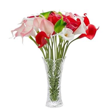 Imagem de Vaso de Vidro Alto Relevo para Decoração – Ideal para Arranjos e Flores | Elegância e Versatilidade para Ambientes