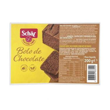 Imagem de Bolo de Chocolate Sem Glúten Schar 200g