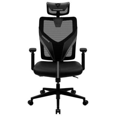 Imagem de Cadeira Office ThunderX3 Ergonomic Yama1, Até 150Kg, Reclinável, Preto